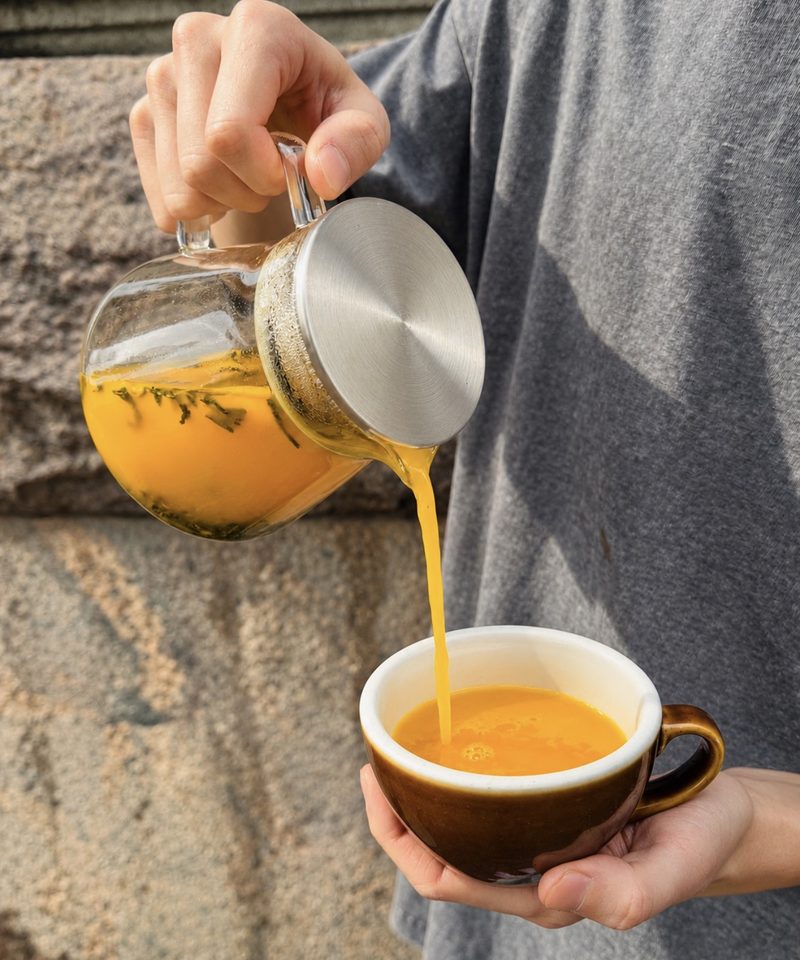 沙棘百香果茶
